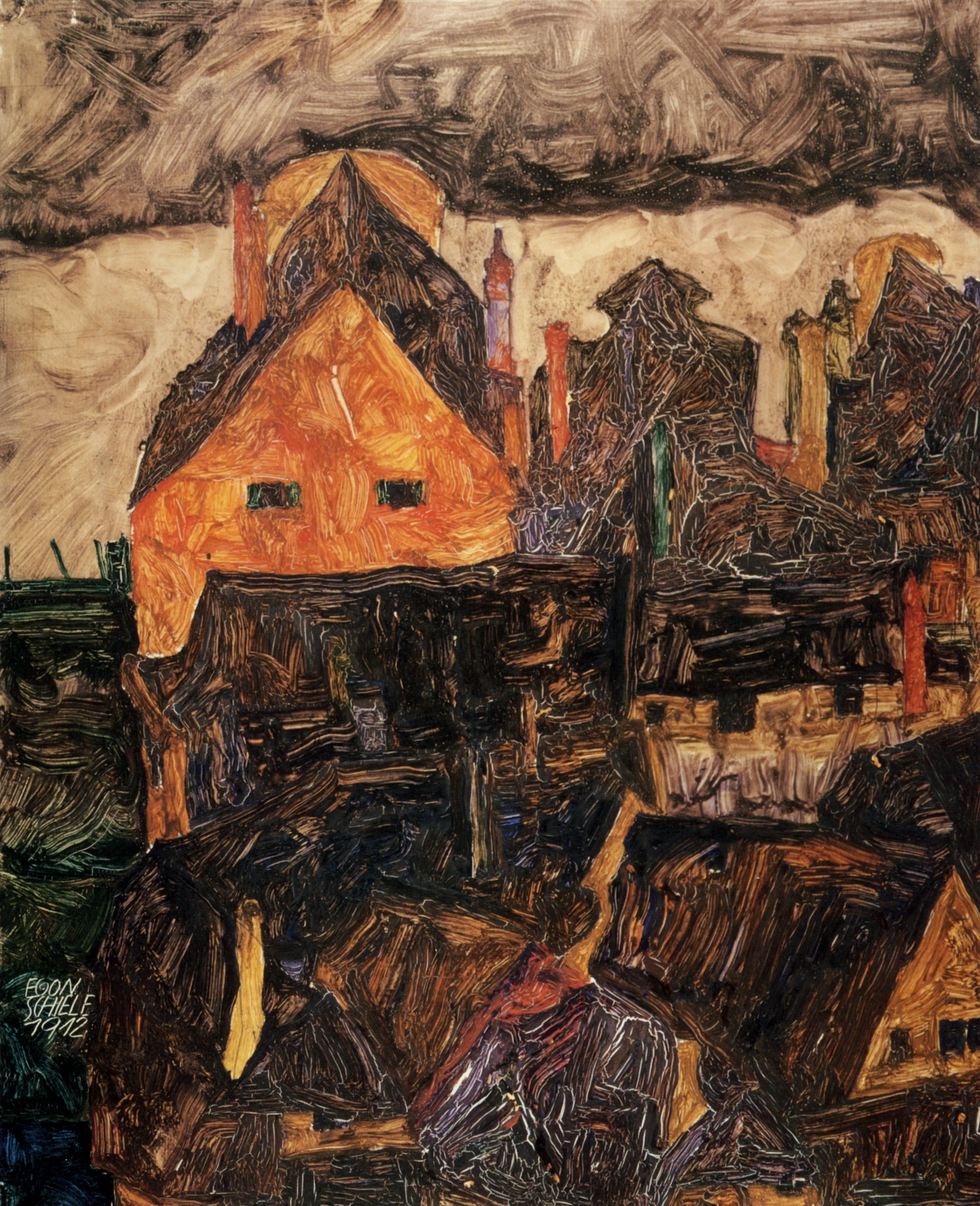 Dead City IV, 2020 — Óleo sobre tabla