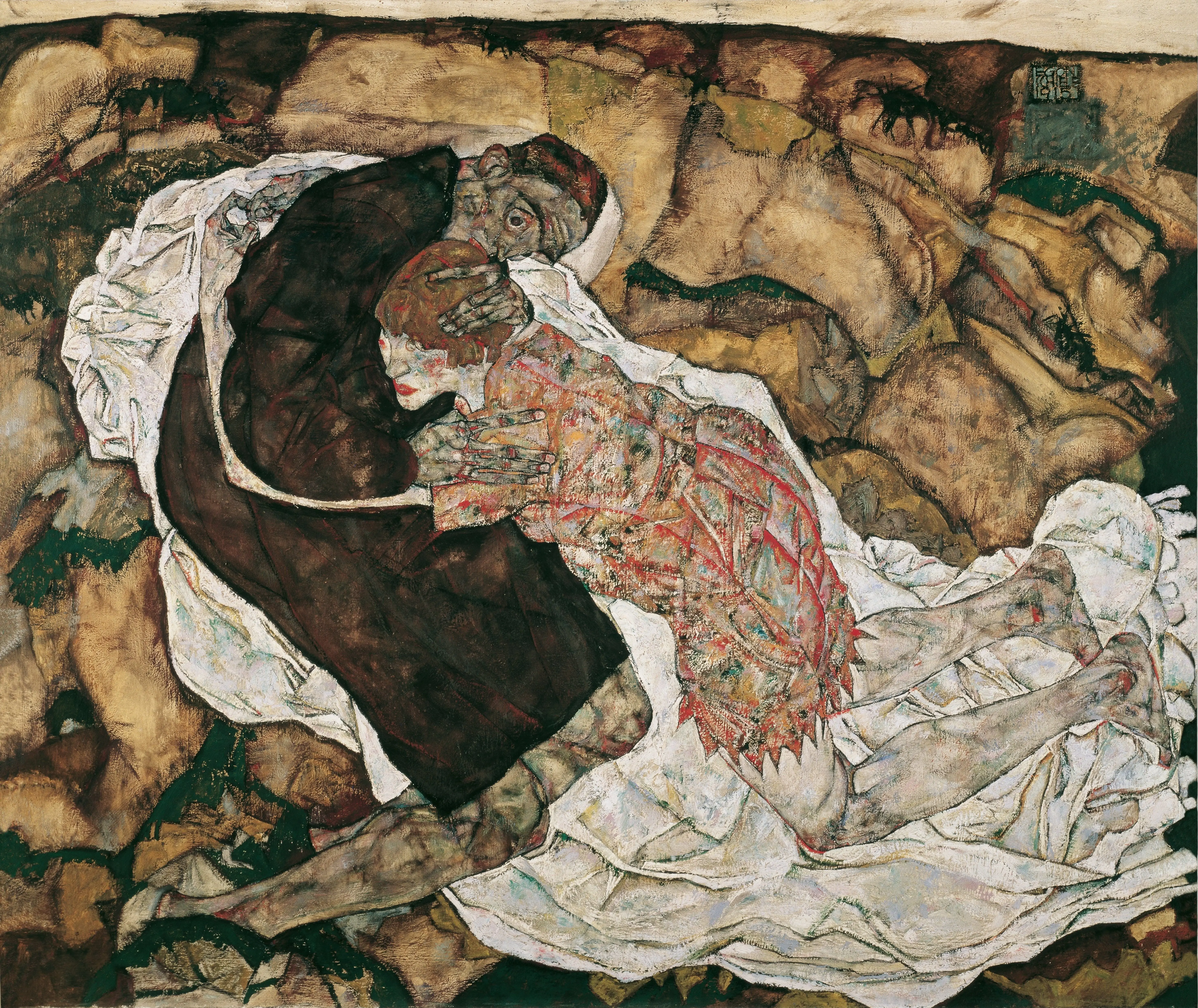 Death and the Maiden, 2023 — Óleo sobre lino