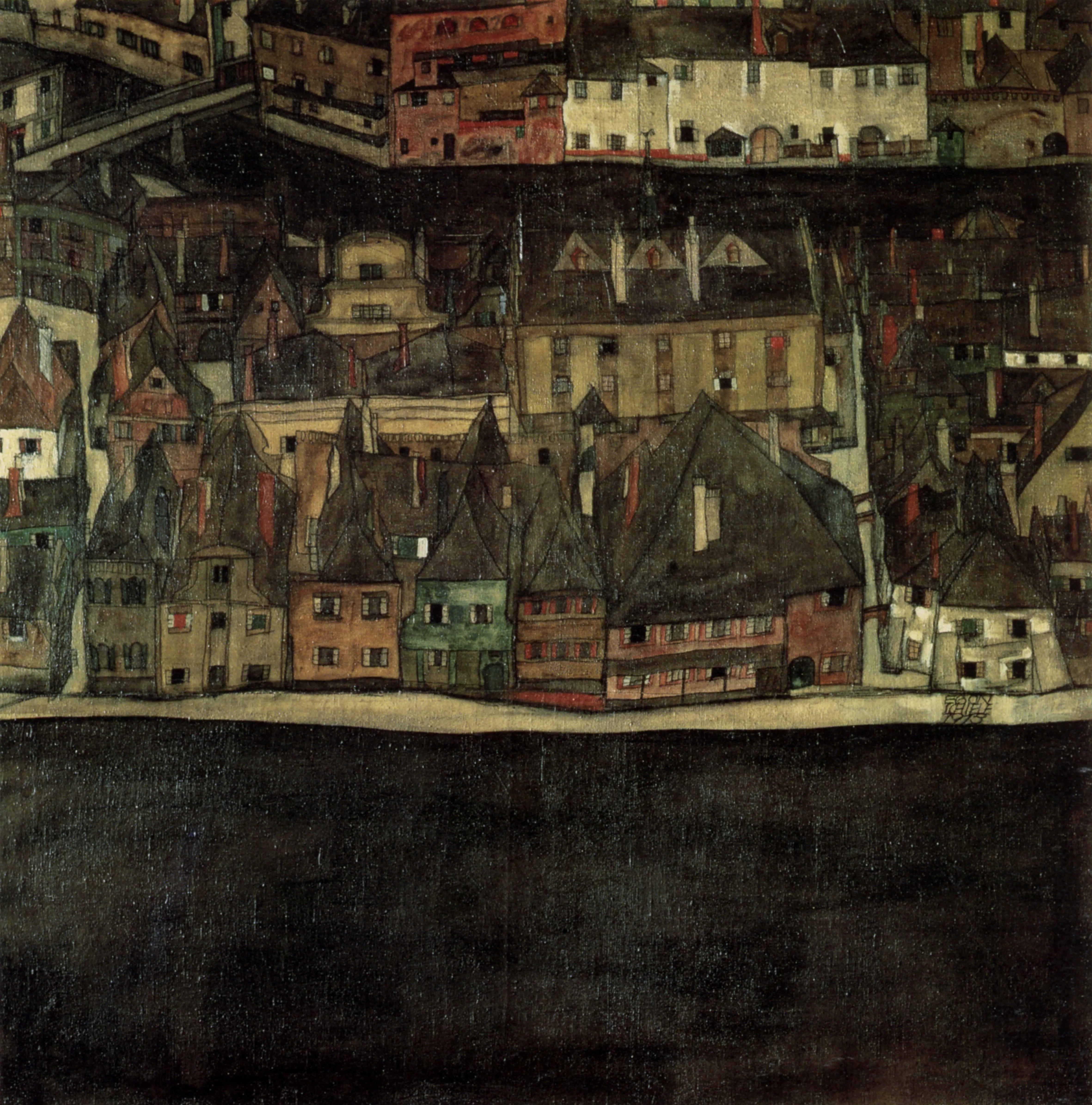 The Small City III, 2020 — Óleo sobre lino