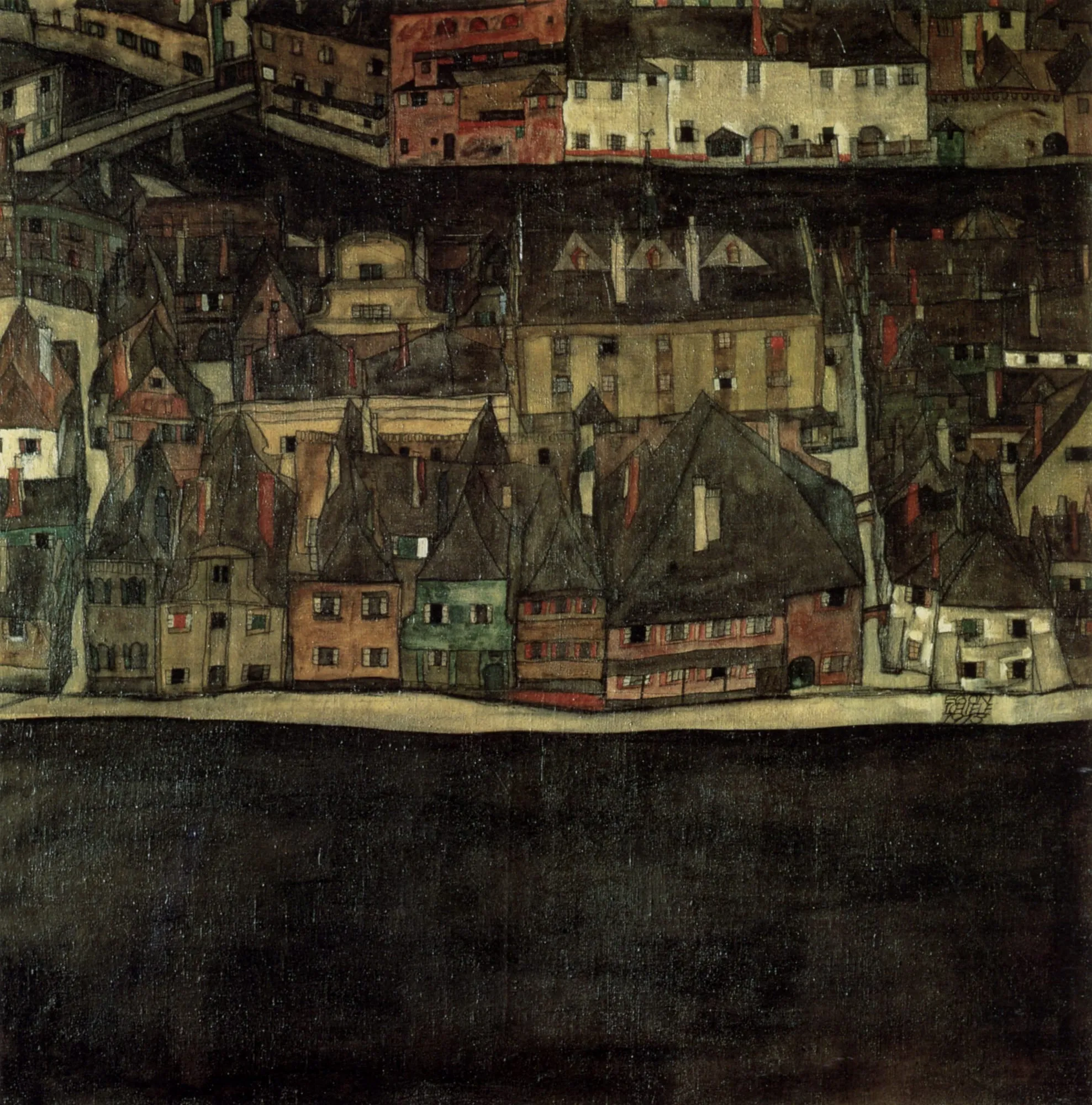 The Small City III, 2020, Oil on linen